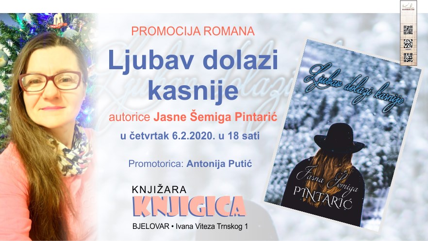 KNJIŽEVNA VEČER U „Knjigici“ danas gostuje Jasne Šemiga Pintarić