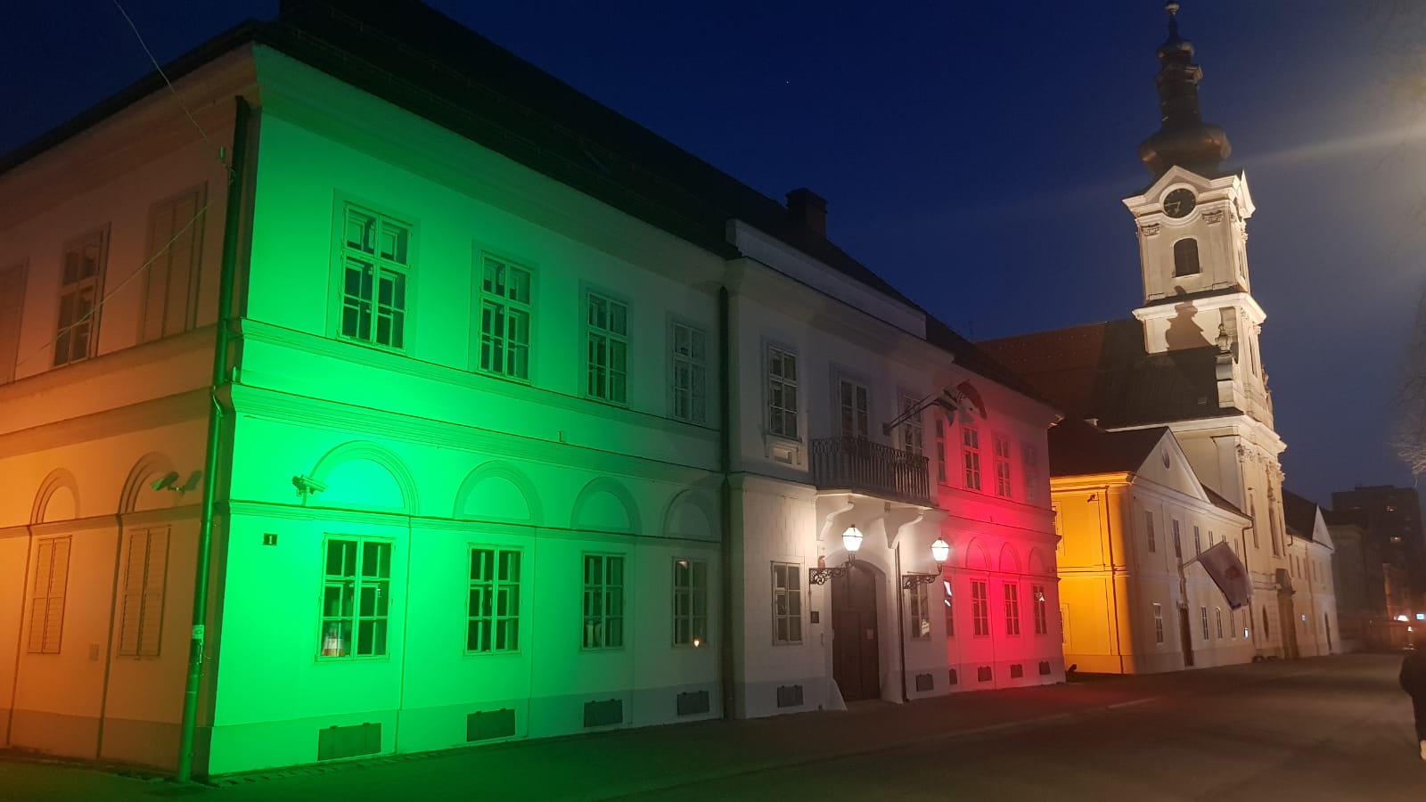 PODRŠKA ITALIJI I ZAGREBU Muzej i Gradska uprava u posebnom ruhu