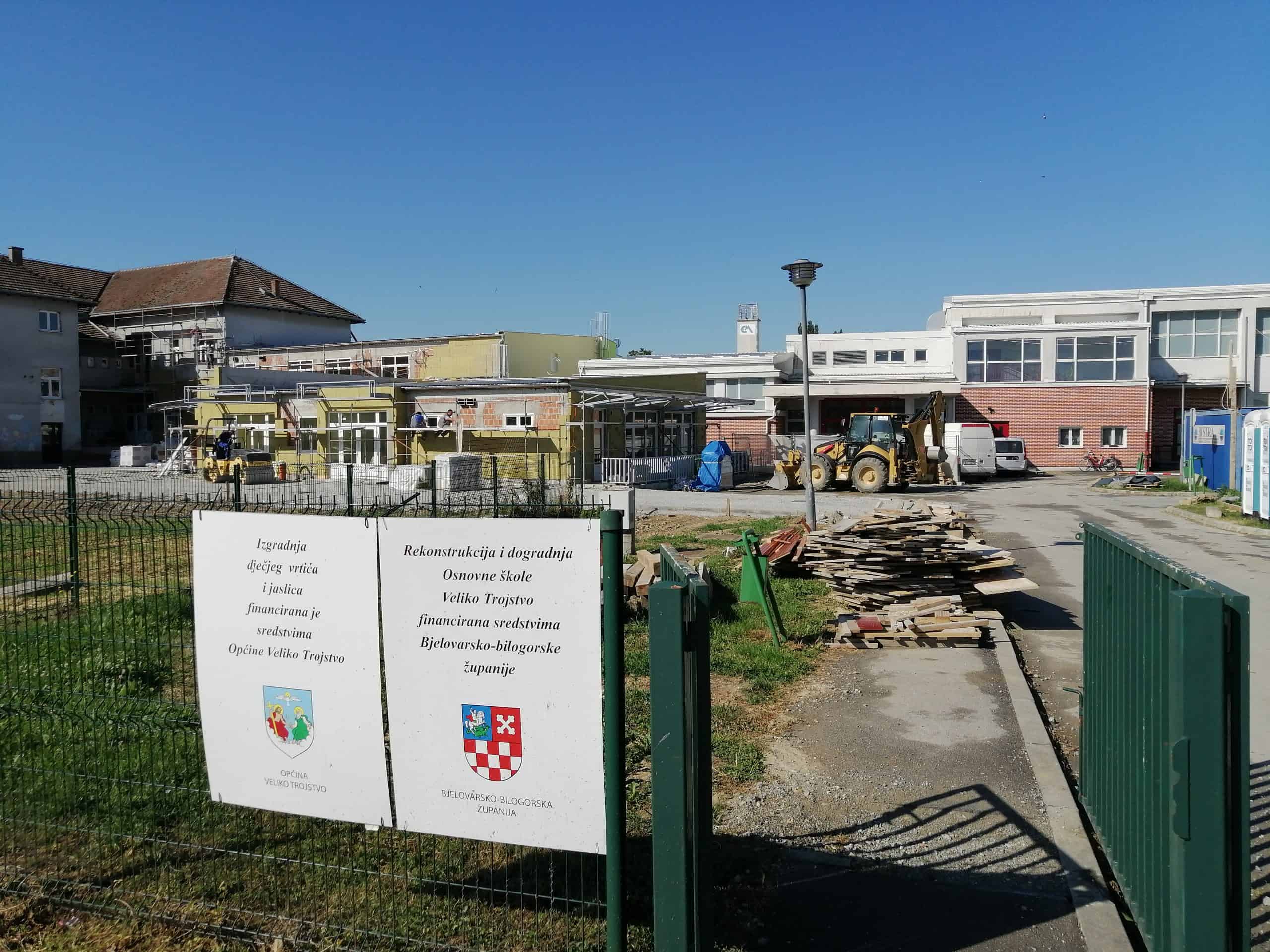 MILIJUNSKI PROJEKT Napreduje obnova škole i izgradnja vrtića