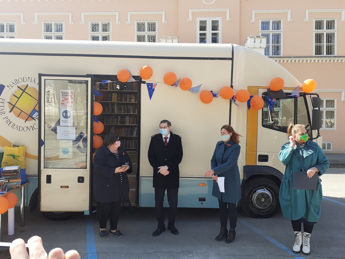 Bjelovarski bibliobus dobio australski kutak