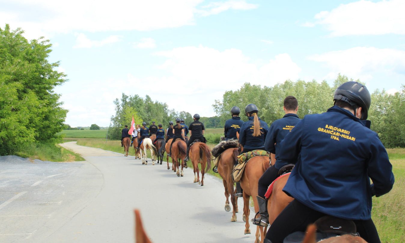 Bjelovarski graničari-Husari 1756. organizirali konjički maraton od Barutane do Peščenika