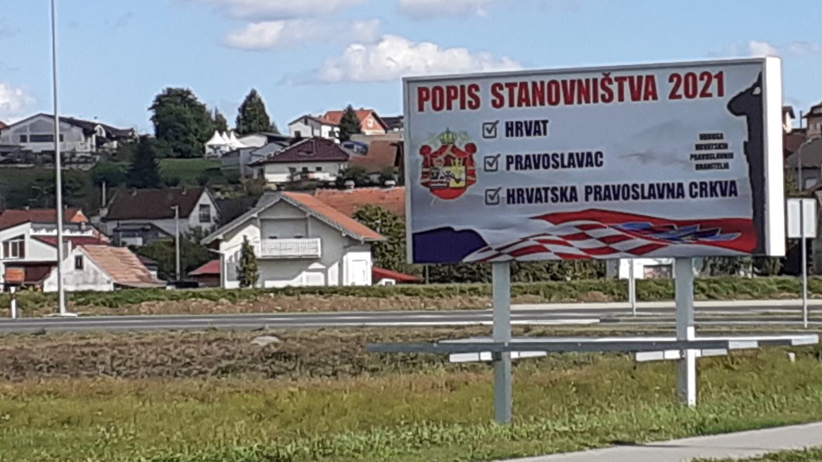 I u Bjelovaru se građane poziva da se izjasne kao Hrvati i pravoslavci