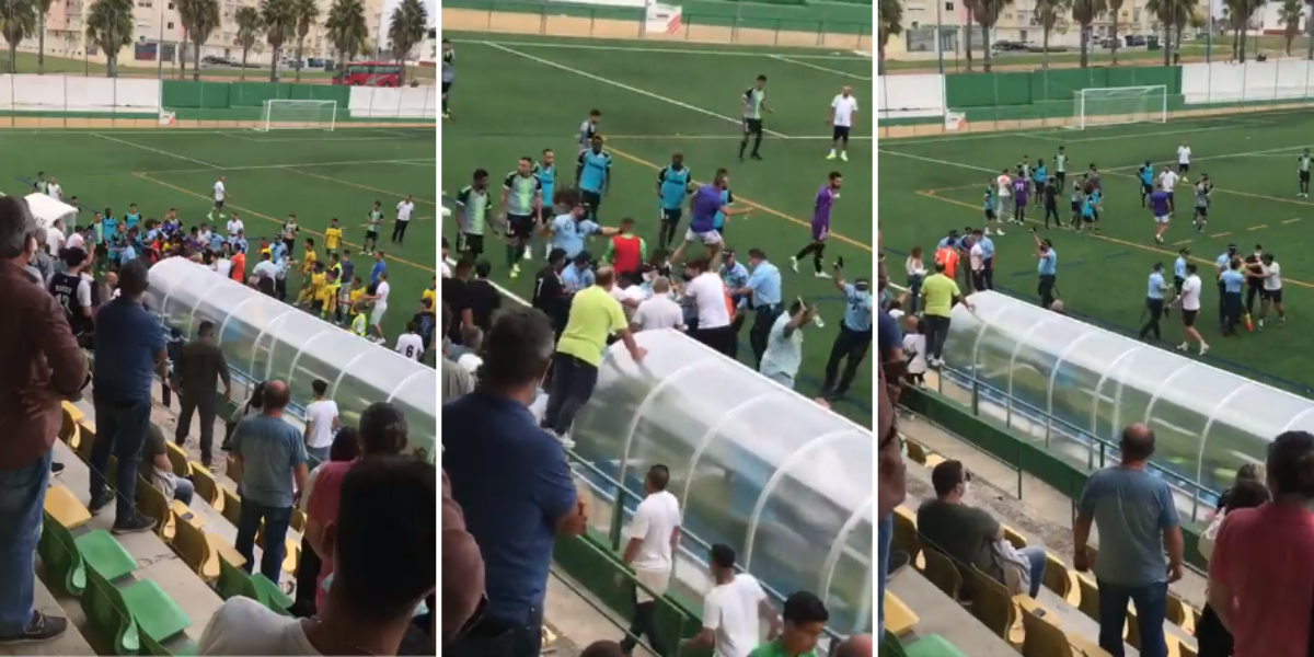 [VIDEO] Nogometaši i stožer se potukli, policija pucala da ih razdvoji