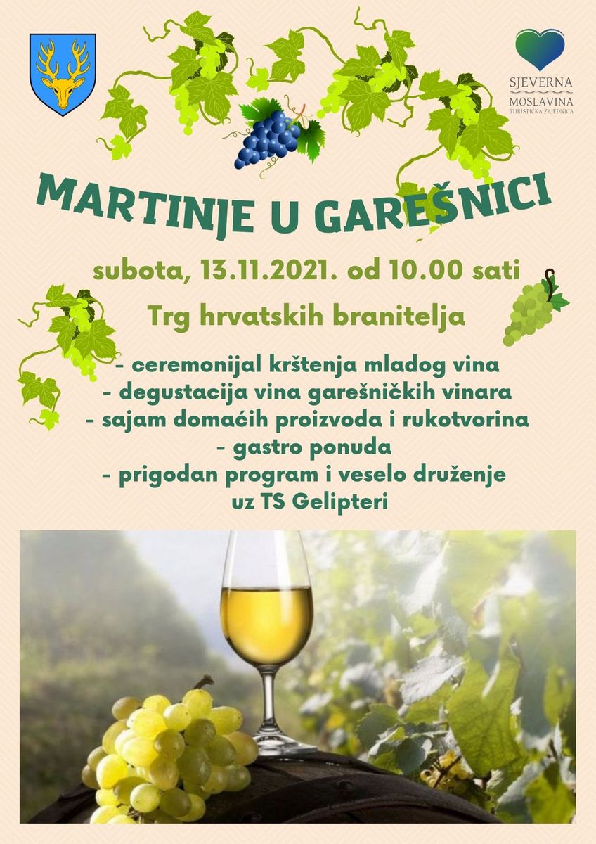 TZ Sjeverna Moslavina poziva vas na Martinje u Garešnici