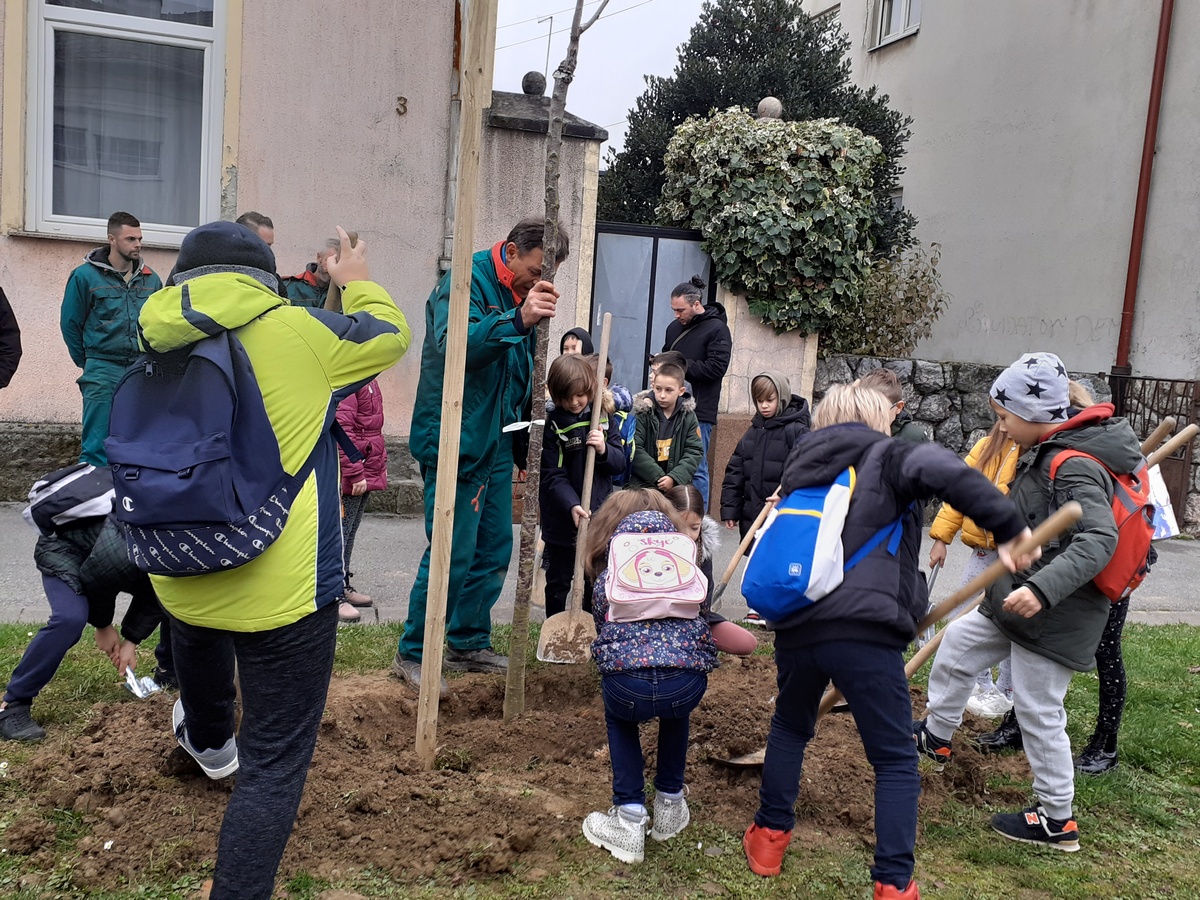 Školarci se uz gradsku podršku uključili u akciju sadnje stabala