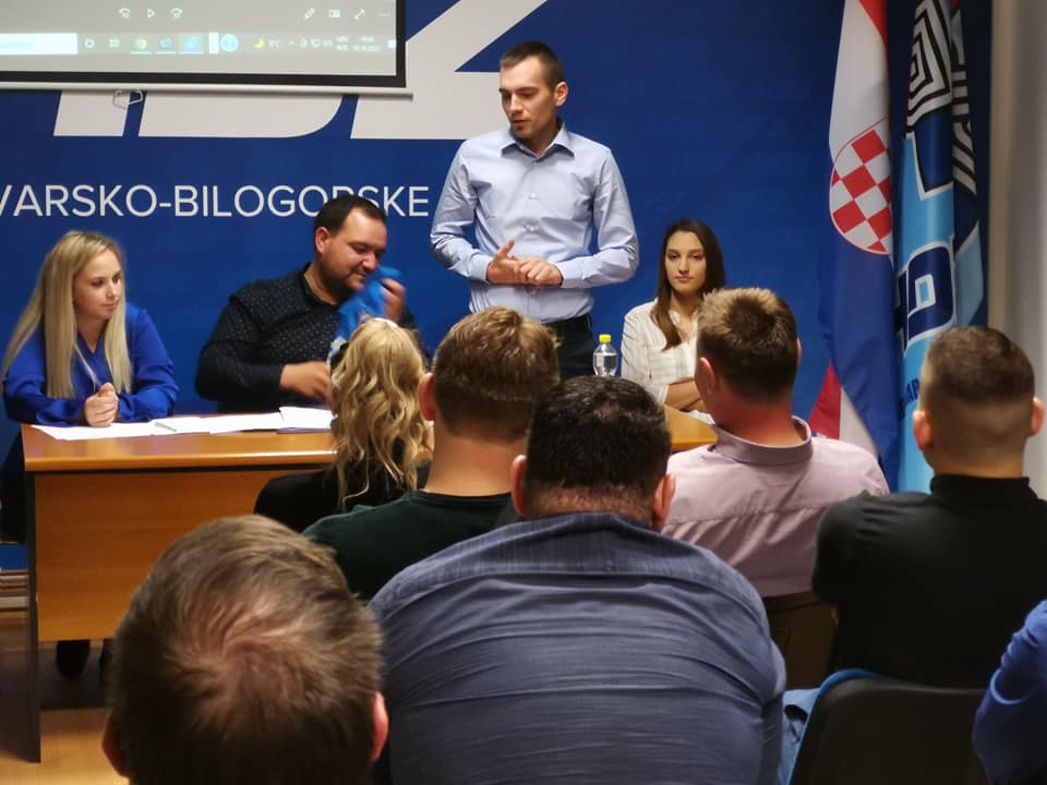 Matej Martan novi je predsjednik bjelovarske Mladeži HDZ-a