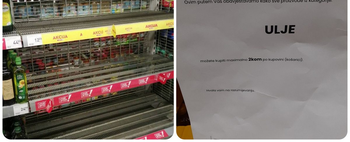 Bjelovarčani ogorčeni na restrikcije u trgovinama. Pa i za vrijeme rata kod nas bilo je svega