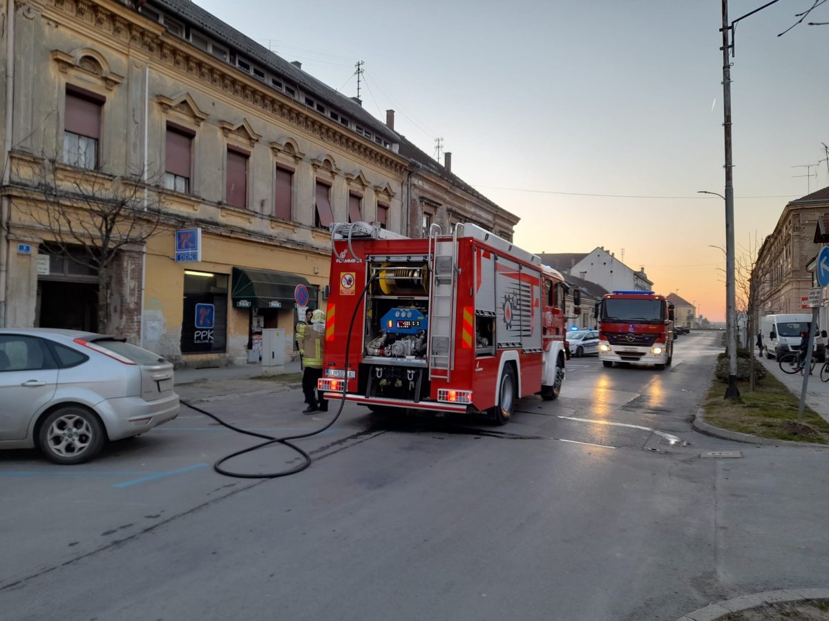 Policija se oglasila o jučerašnjem požaru u centru Bjelovara