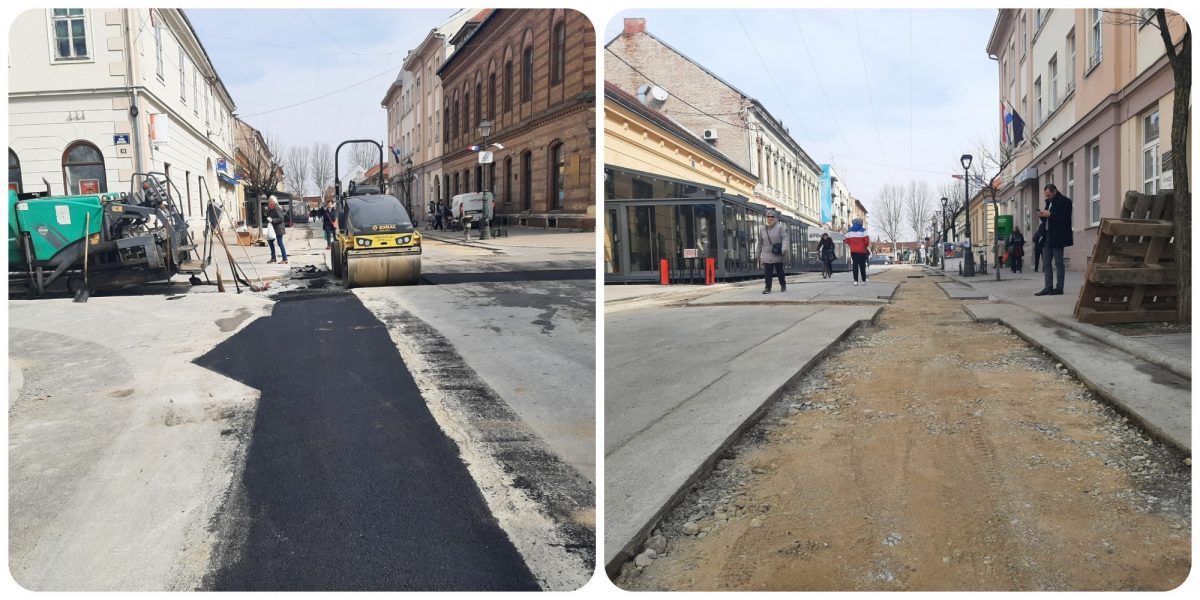 [FOTO] Počelo 'krpanje' sjevernog dijela korza. Evo kada počinje potpuna rekonstrukcija