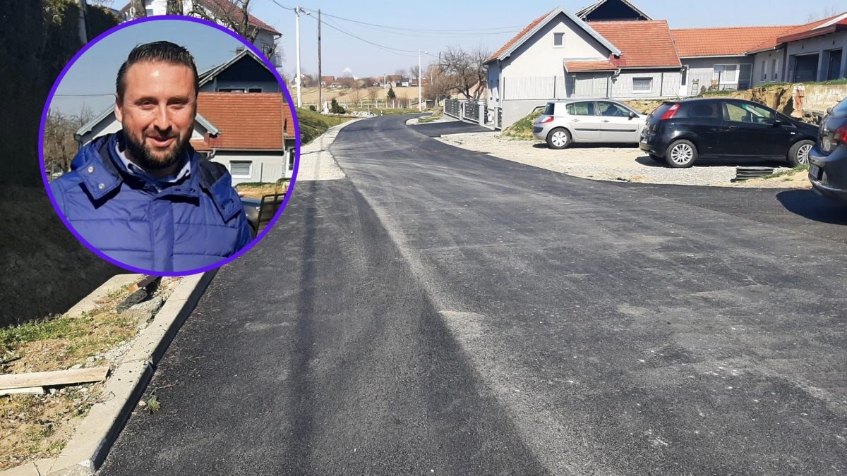 Grad asfaltirao ulicu u Ždralovima dugu 1.5 kilometara