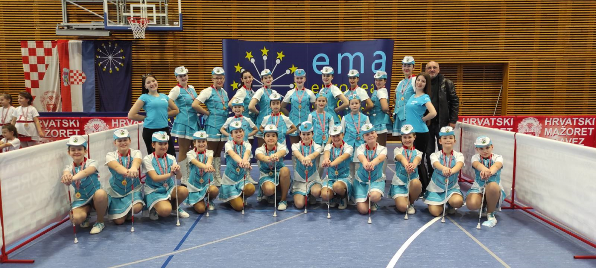Žetva medalja bjelovarskih mažoretkinja
