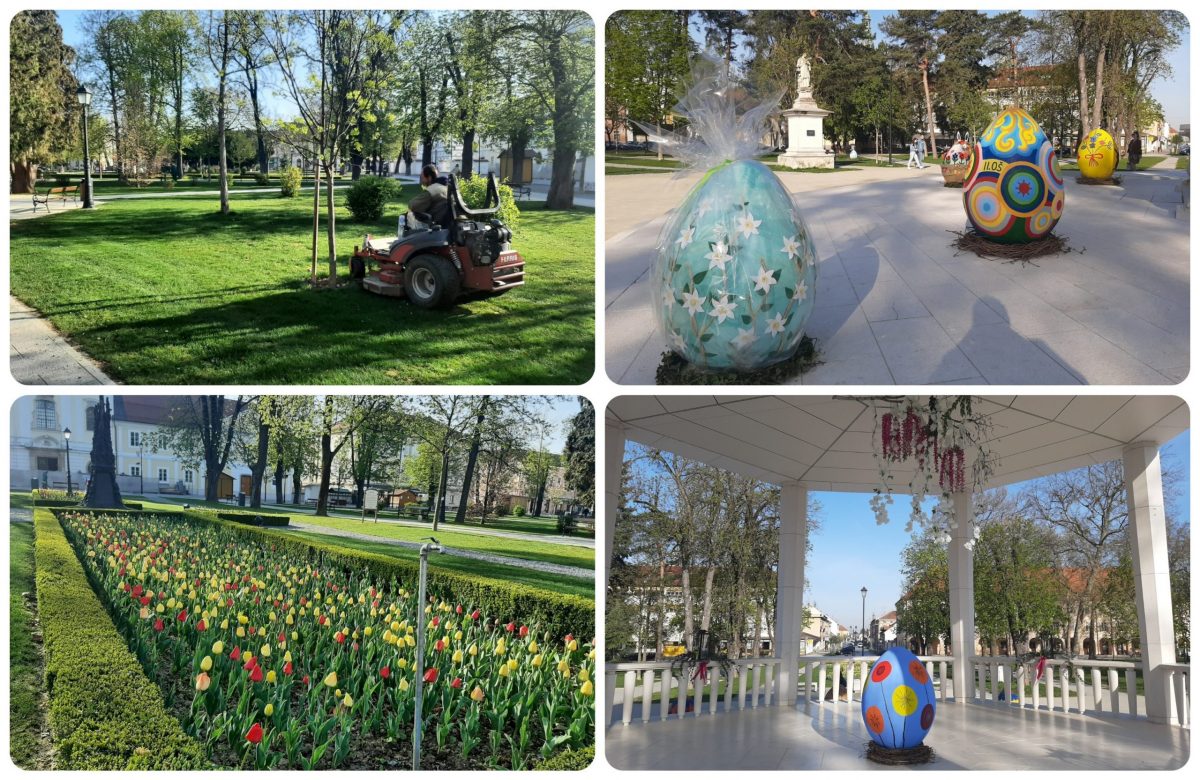 [FOTO] Središnji park u završnoj fazi uređenja za blagdanski vikend