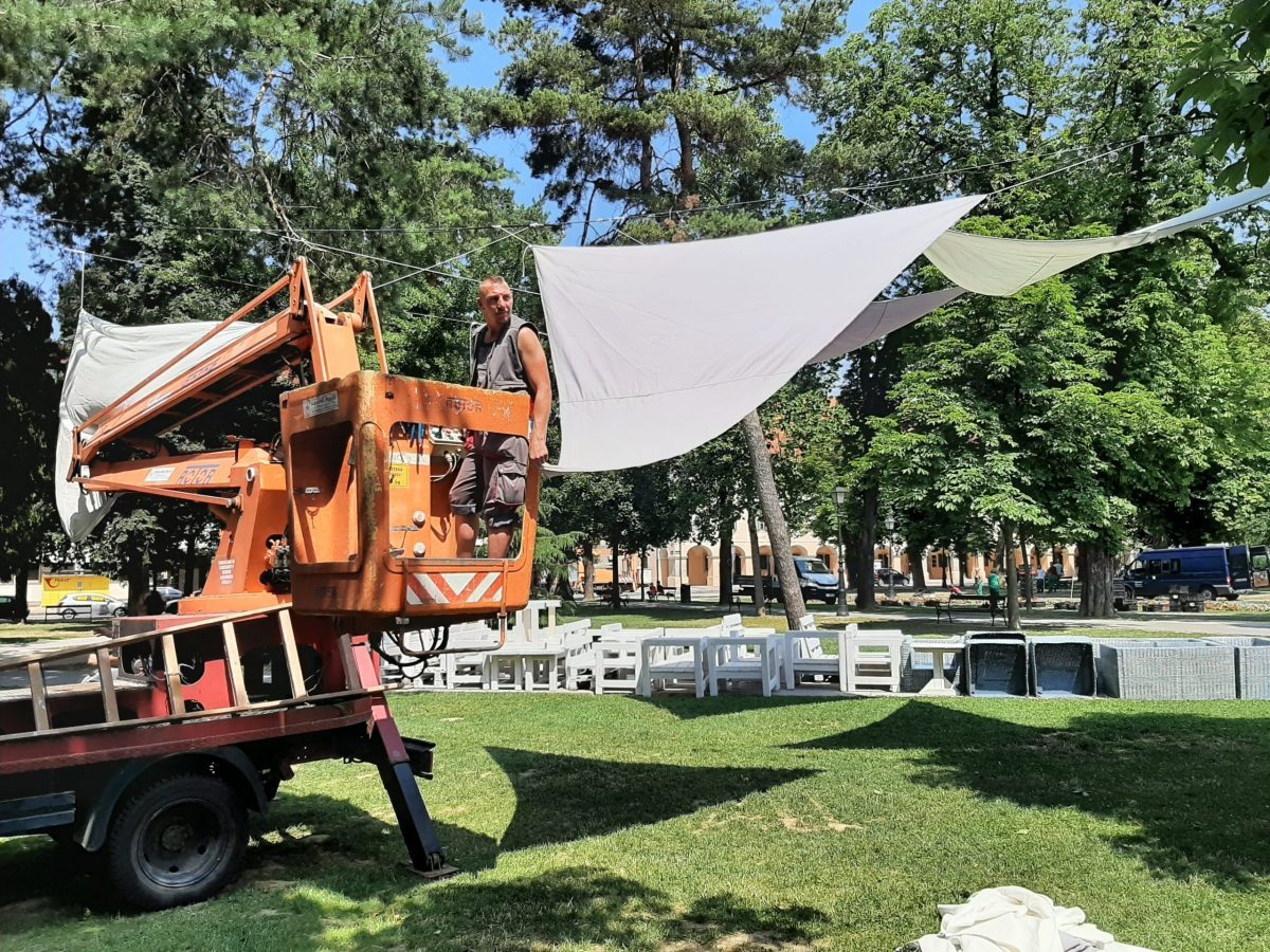 [FOTO] Počelo uređenje Boho parka, omiljenog ljetnog okupljališta Bjelovarčana