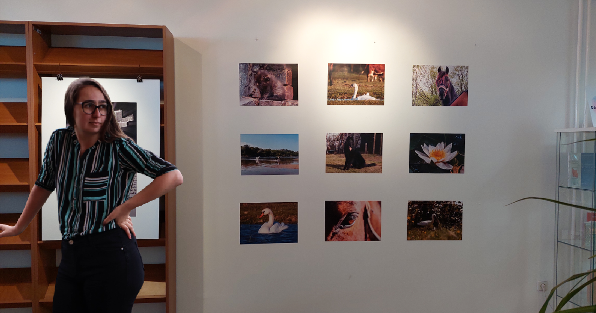 Loreta obožava fotografirati životinje i prirodu, a ima i svoju izložbu u školi koju pohađa!