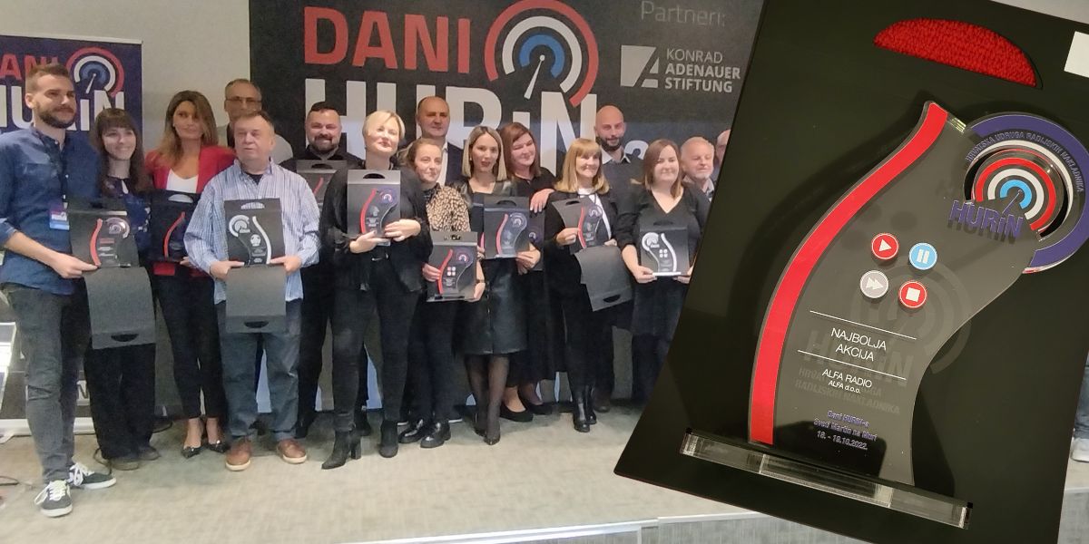 Izabrano najbolje od radija u Hrvatskoj, nagradu za rad s djecom i mladima dobio Alfa radio!