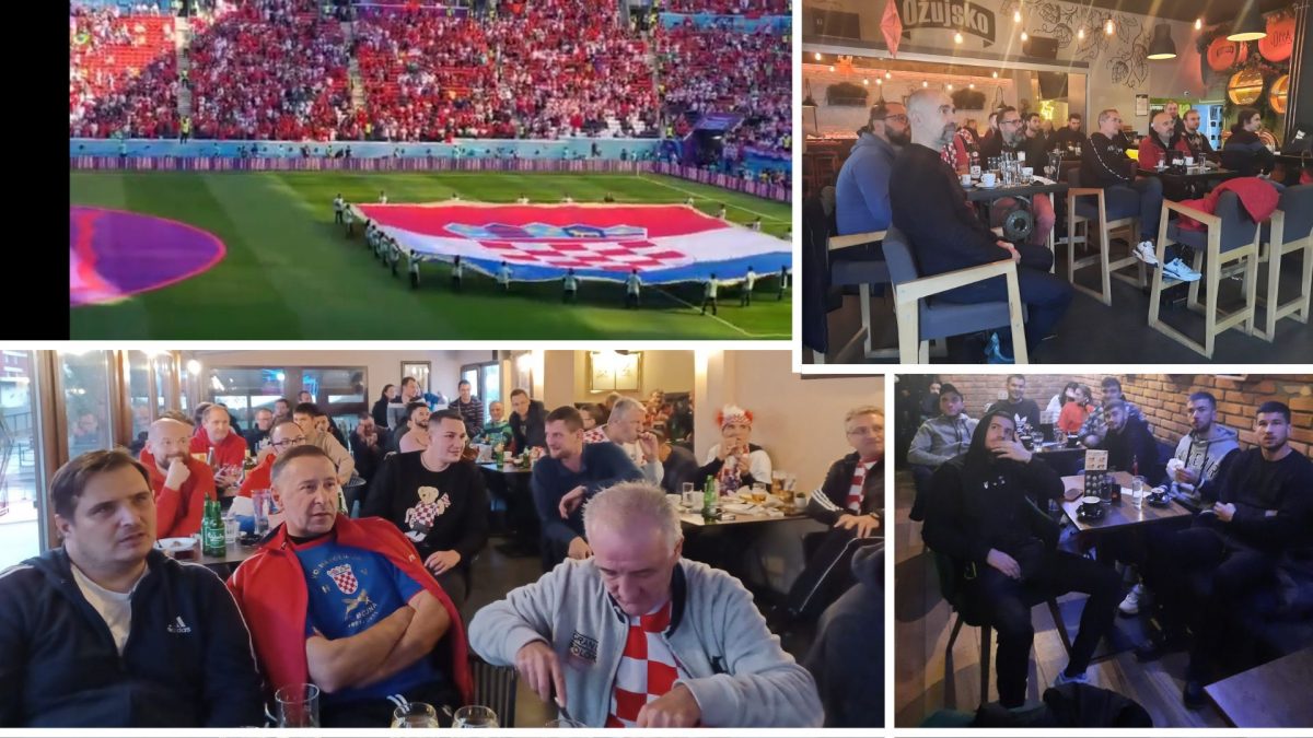 [VIDEO/FOTO] Evo kakva je atmosfera bila u bjelovarskim kafićima. Imamo i video sa stadiona u Al Khoru!