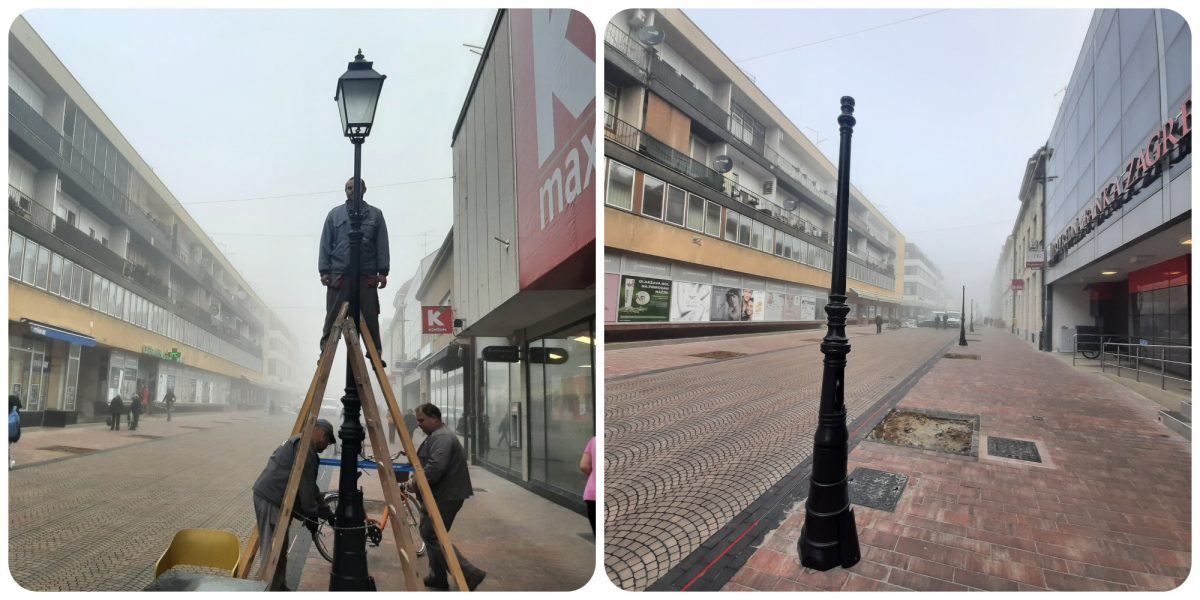 Počelo postavljanje kandelabera na korzu s jednim novitetom…