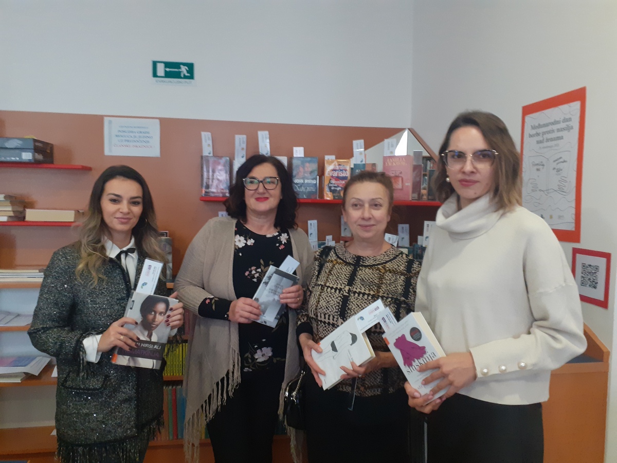 Knjižnica, bjelovarski Iris i SOS Rijeka se protiv nasilja nad ženama bore knjigama