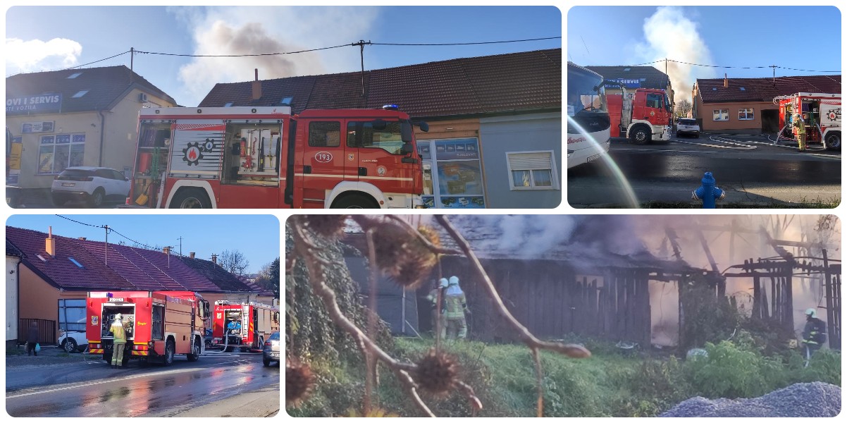 [FOTO] Požar u Nazorovoj ulici! Više vatrogasnih kola na terenu...