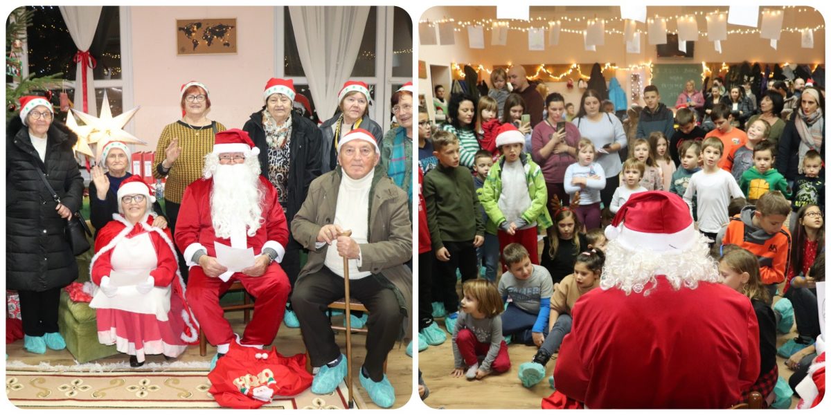 [FOTO] LIPIK: Djed Mraz razveselio dječicu s poklonima u kućici Bake Mraz...
