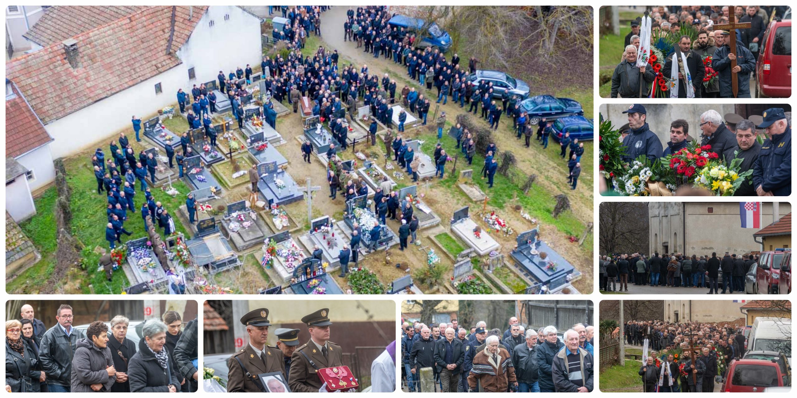 [FOTO] Stjepan Ivanić ispraćen na posljednji počinak u svom Jakopovcu