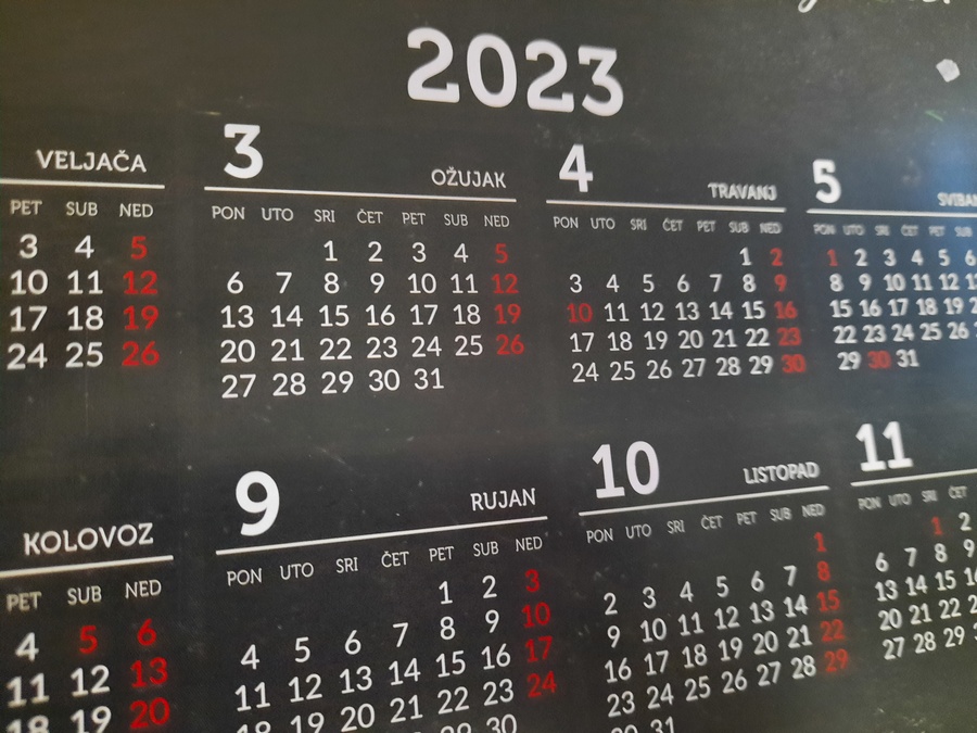 Kalendar za 2023. prava je poslastica za spajače: Hrvati će imati čak nekoliko produljenih vikenda