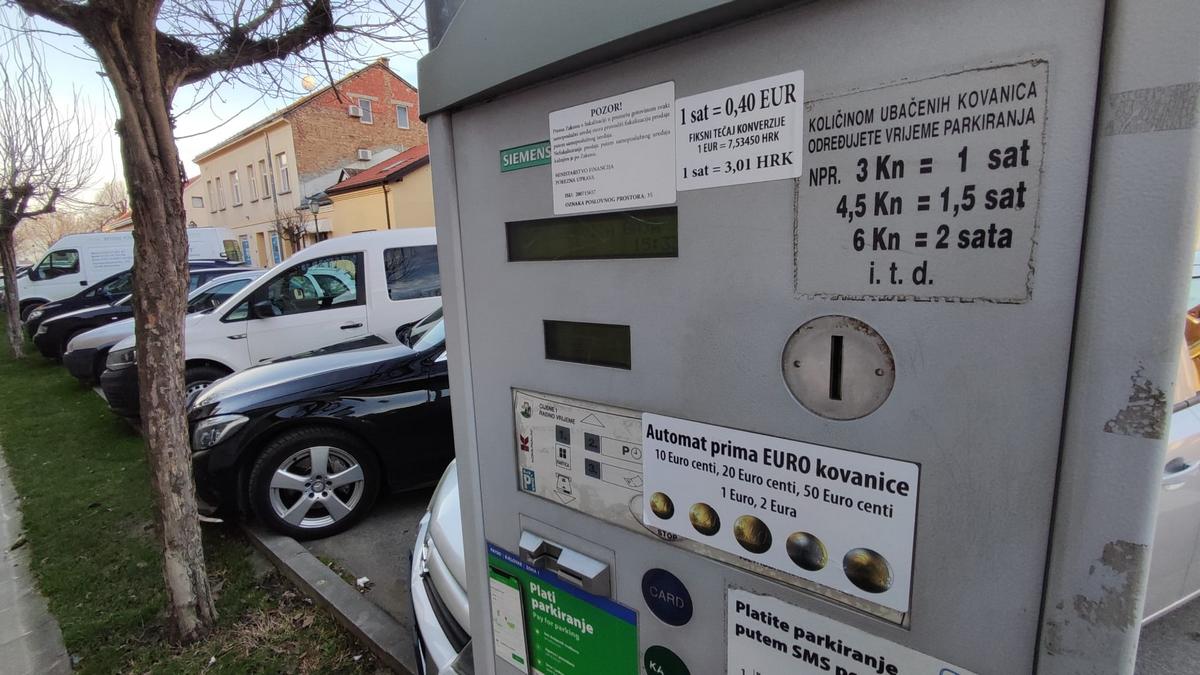 Nova era: Od danas svi automati za parking u Bjelovaru primaju samo eure