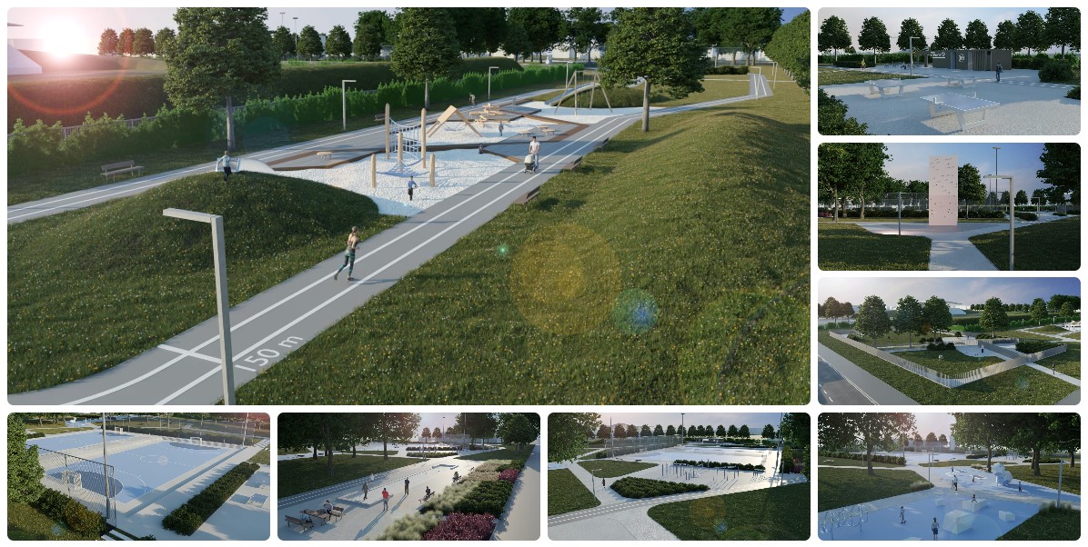 [FOTO] Predstavljeno idejno rješenje sportsko-rekreacijskog parka na sjeveru grada