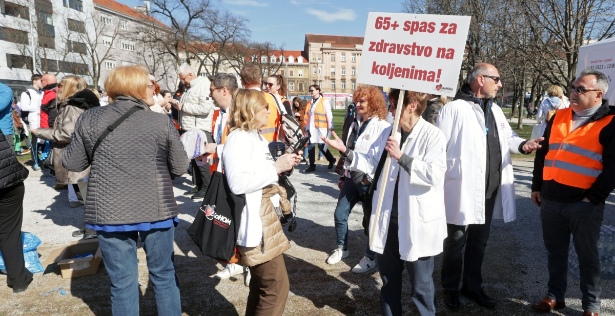 Održan prosvjed liječnika, ovo su glavne poruke
