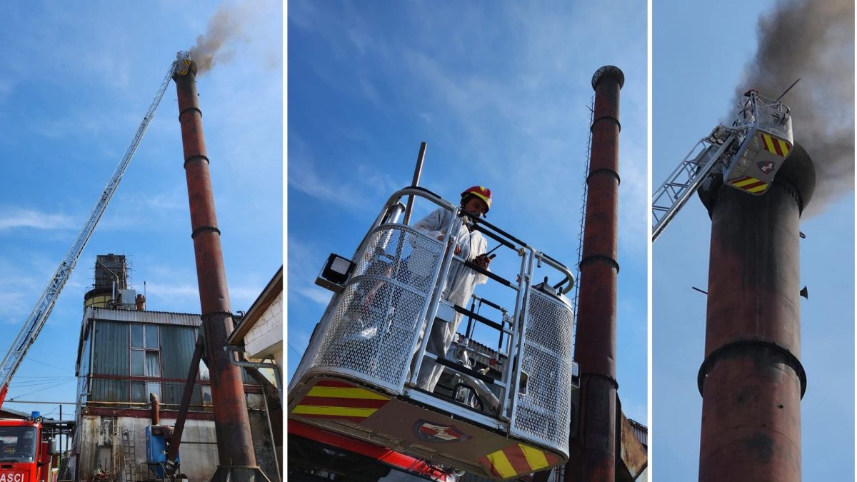 [FOTO] Lokalni dimnjačar Gonzo obavlja posao na 30 metara visine
