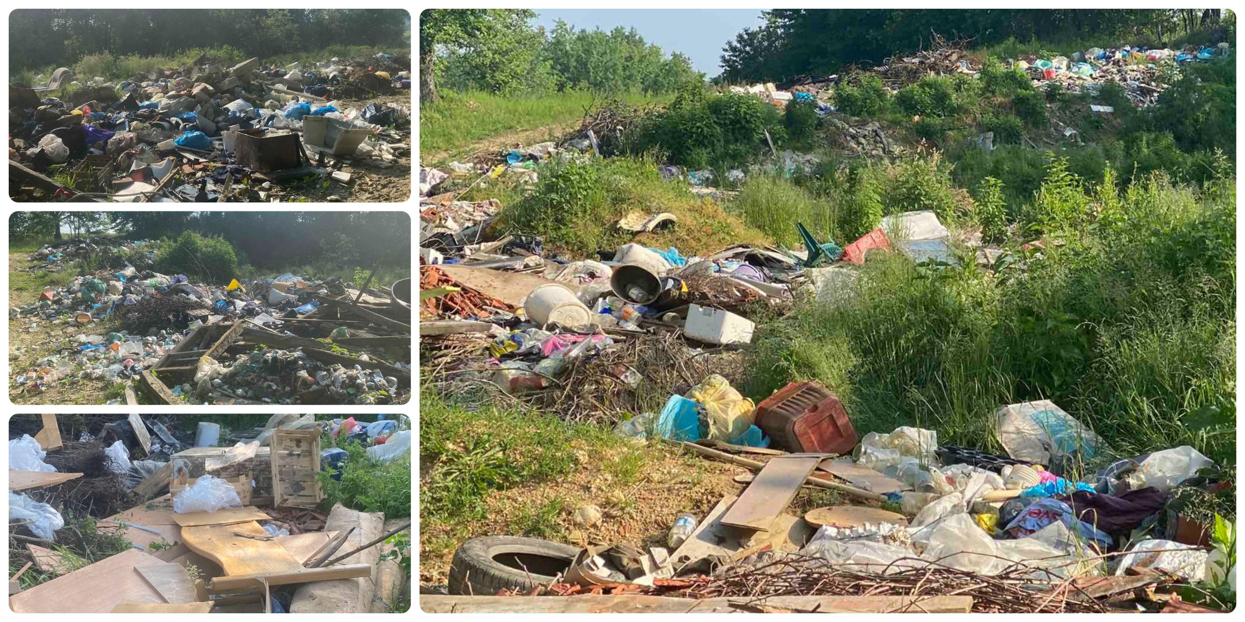 [FOTO] Ekološka katastrofa u središtu Đulovca, u blizini vrtića i škole stoji ogromno odlagalište otpada!