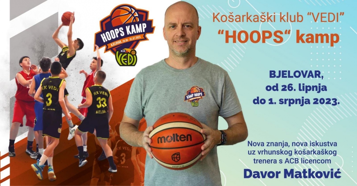 Na košarkaški kamp u Bjelovar stižu klinci iz cijele Hrvatske i Češke