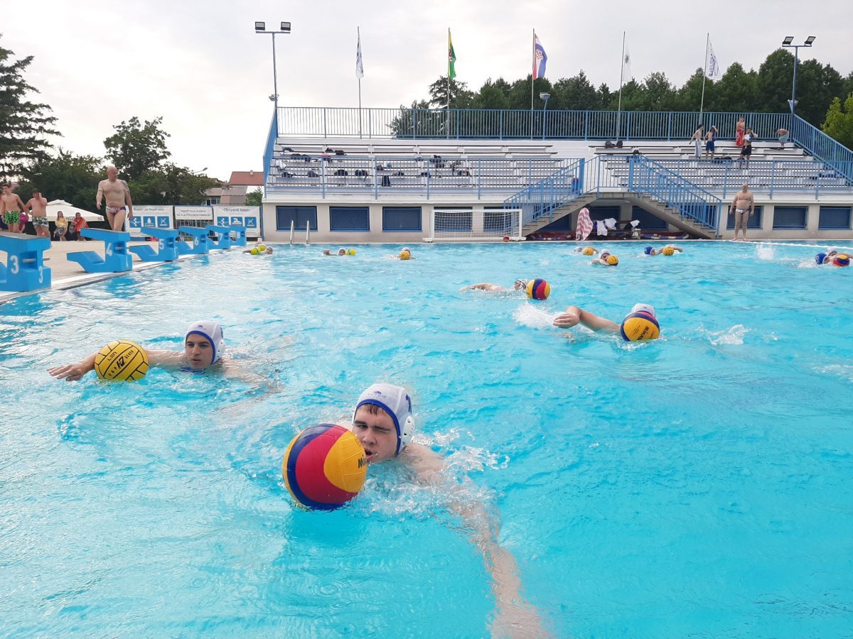 Hrvatska vaterpolo U15 reprezentacija na pripremama u Bjelovaru