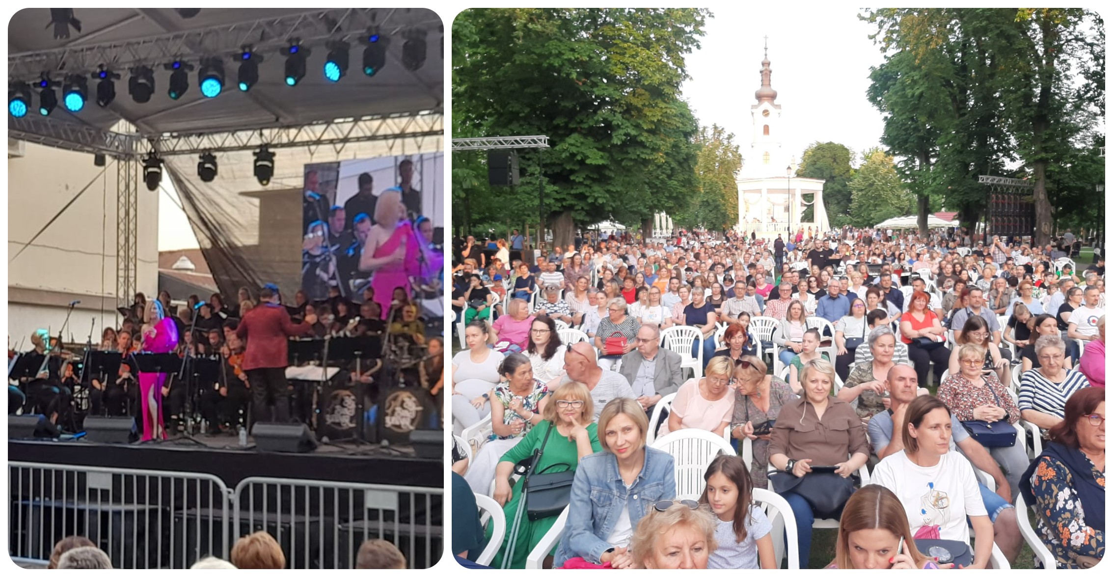 [FOTO] Big Band Bjelovar i poznati izvođači ispunili središnji bjelovarski park