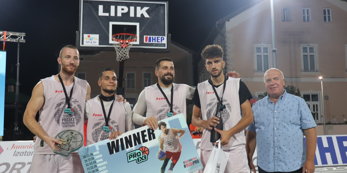Ekipa 3x3 Prnjavor pobjednik međunarodnog košarkaškog 3X3 PRO turnira