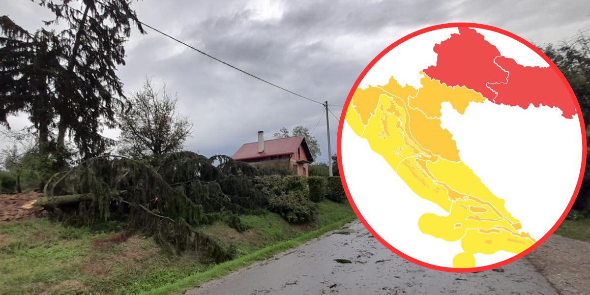 Stiže nova oluja, izdano crveno upozorenje za zagrebačku regiju!