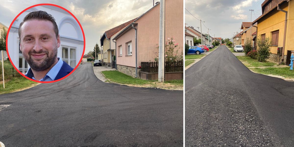[FOTO] Pet ulica u Vinkovićevom naselju dobilo prvi sloj novog asfalta. Evo što je sljedeće na redu.
