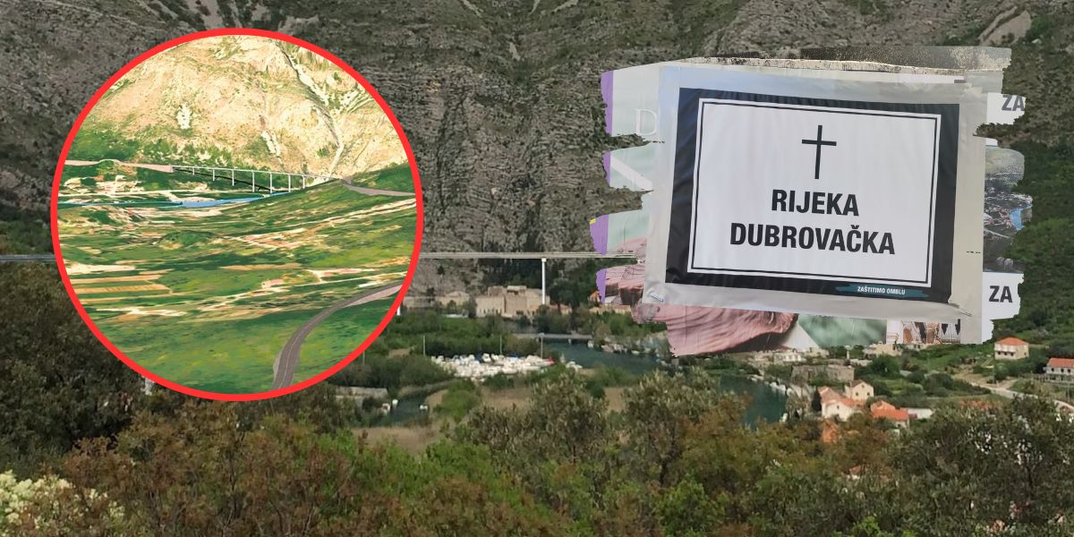 Ususret prvom javnom predstavljanju brze ceste, aktivisti polijepili osmrtnice Rijeci dubrovačkoj
