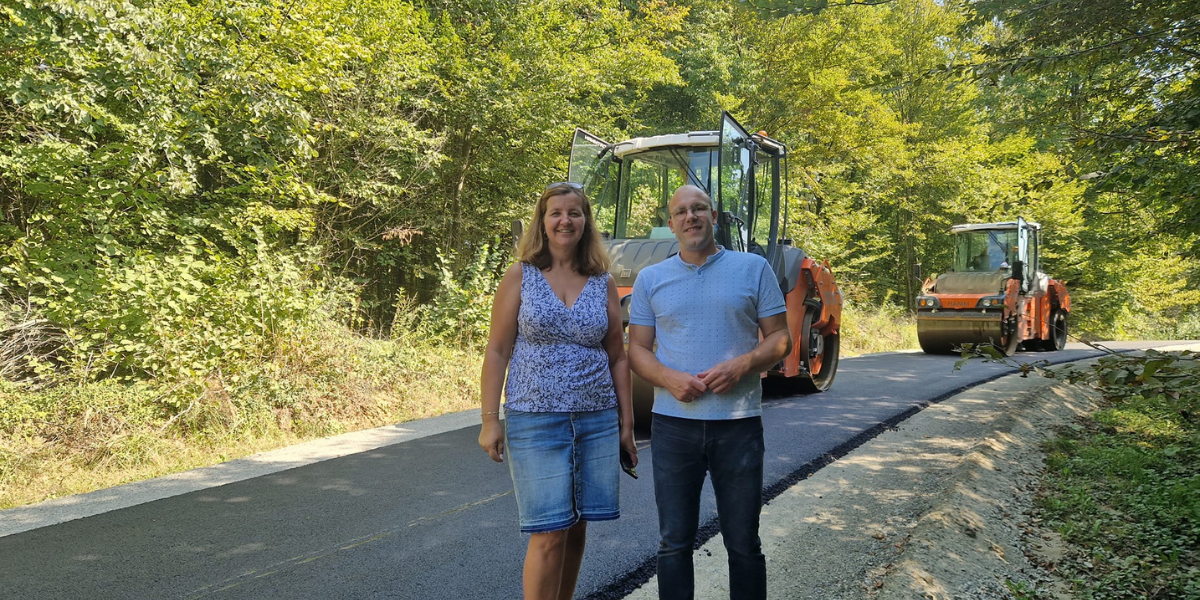 Završena treća faza asfaltiranja nerazvrstane ceste u općini Šandrovac