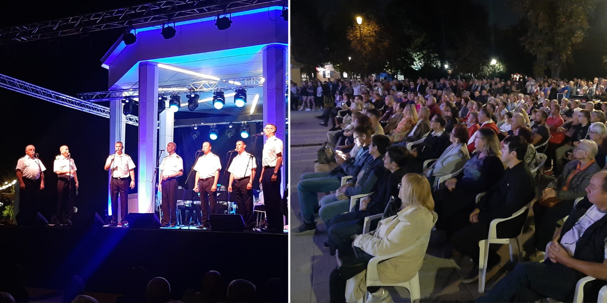 [FOTO] Klapa Sveti Juraj i Puhački orkestar za kraj prvog dana proslave Dana grada Bjelovara