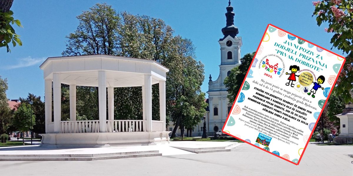 Ponos Bjelovara: Raspisan javni poziv za dodjelu priznanja djeci za nesebične pomoći i solidarnosti