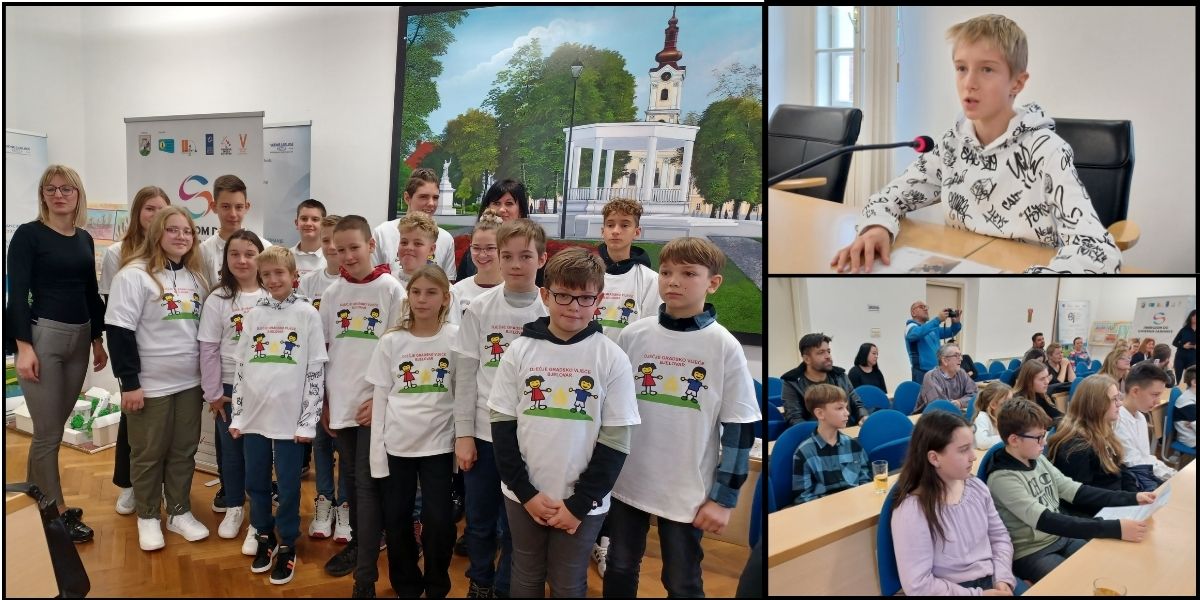 [FOTO]: Bjelovar dobio dječjeg gradonačelnika: Evo za što će se zalagati u svom mandatu