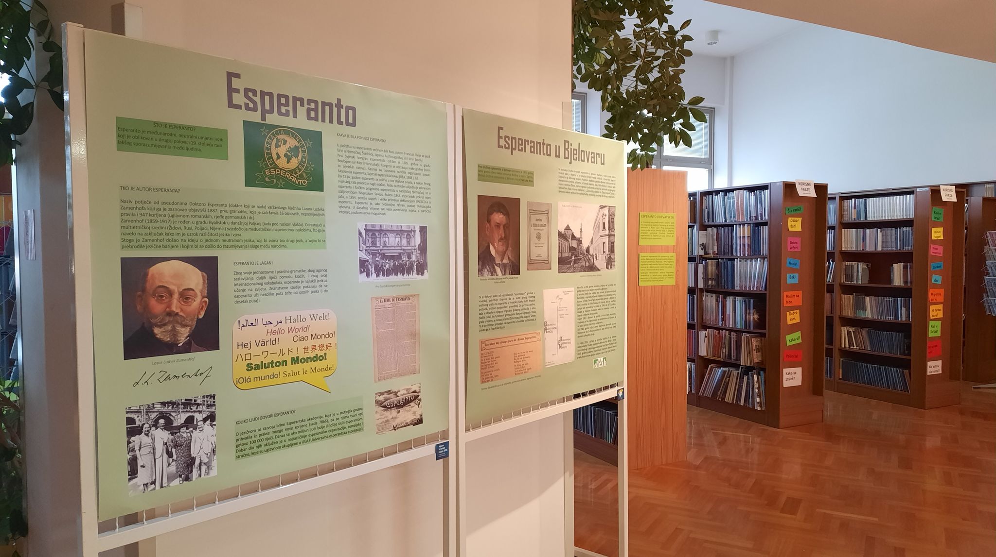 Sve o hrvatskoj književnosti na esperantu doznajte u knjižnici srednjoškolskog centra!