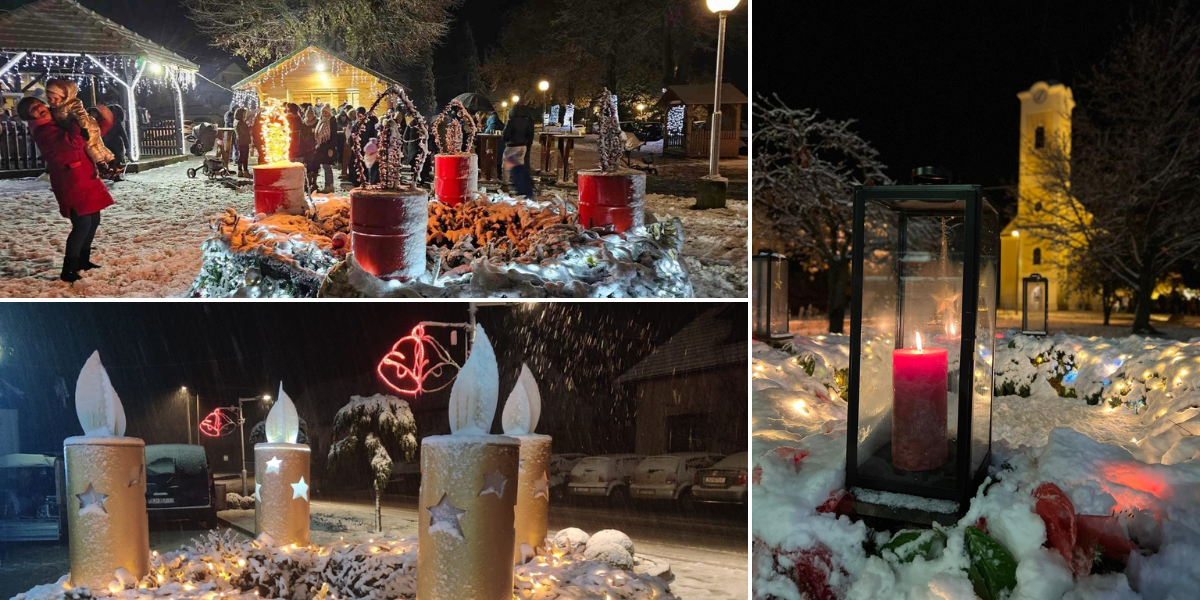 [FOTO] Brojne općine u BBŽ tradicionalno zapalile prvu adventsku svijeću koja označava vjeru i nadu