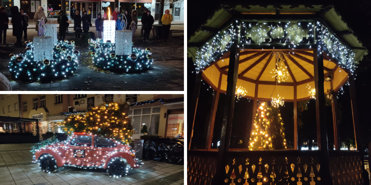 [FOTO] Upaljeno blagdansko svjetlo u Daruvaru, počeo je advent!