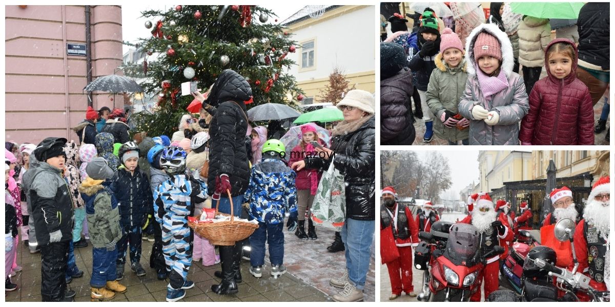 [FOTO] Bjelovarski mališani ukrasili božićno drvce u središtu grada
