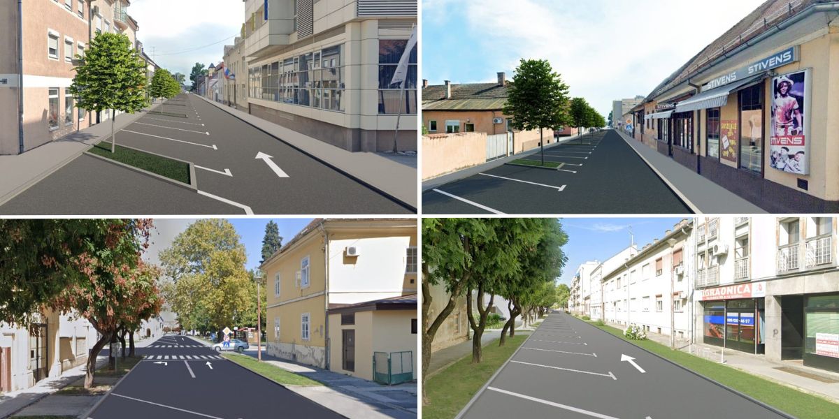 [FOTO] Evo kako će izgledati nove jednosmjerne ulice u centru Bjelovara