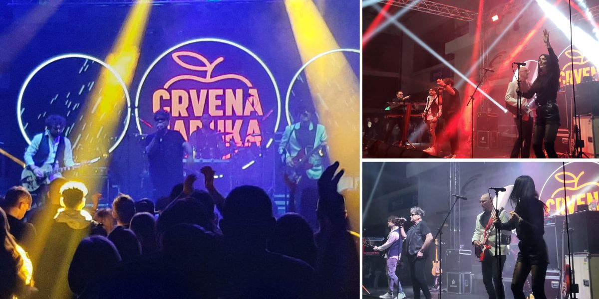 [VIDEO/FOTO] Crvena jabuka oduševila Bjelovarčane. Evo kako je to bilo sinoć...