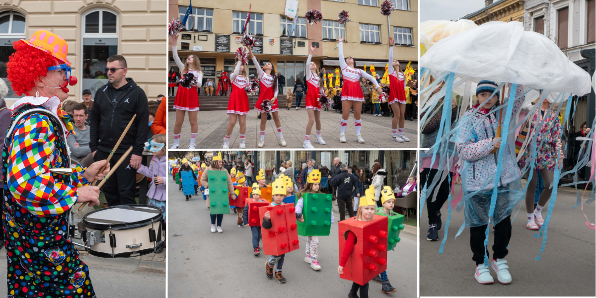 [FOTO] Lego kockice, meduze, lavovi, likovi iz crtića... evo tko je sve maskiran šetao Daruvarom