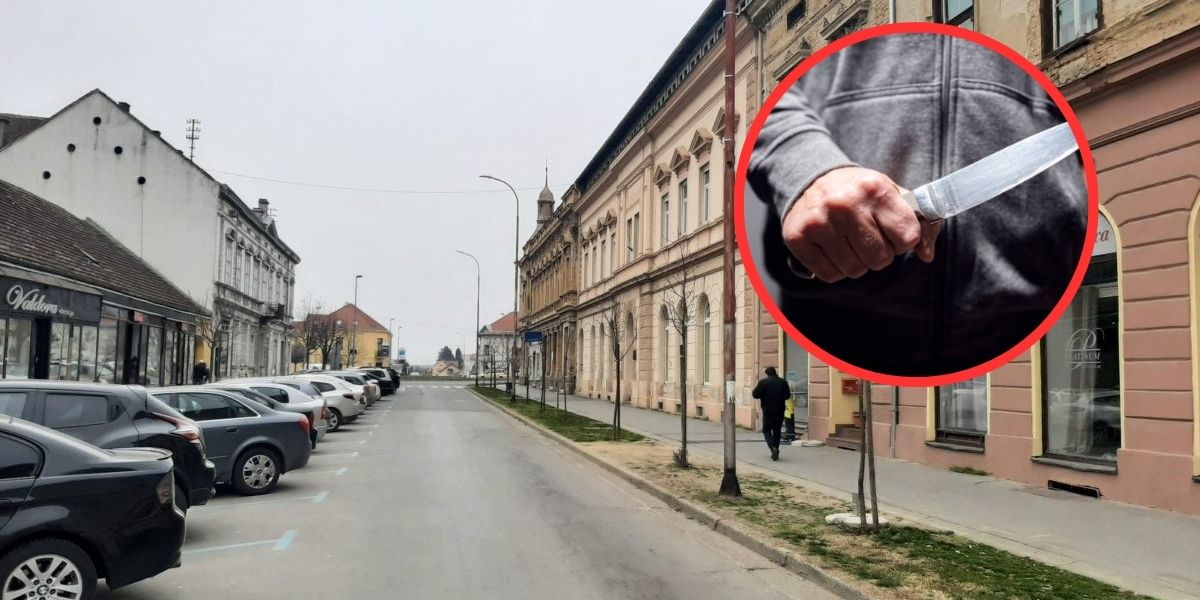 Muškarac u centru Bjelovara prijetio nožem!